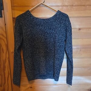 a.n.a Black and Gray Women's Sweater